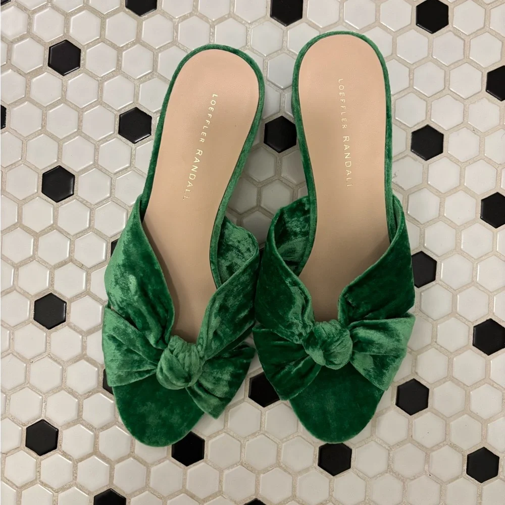 Loeffler Randall velvet mules - Picture 1 of 5